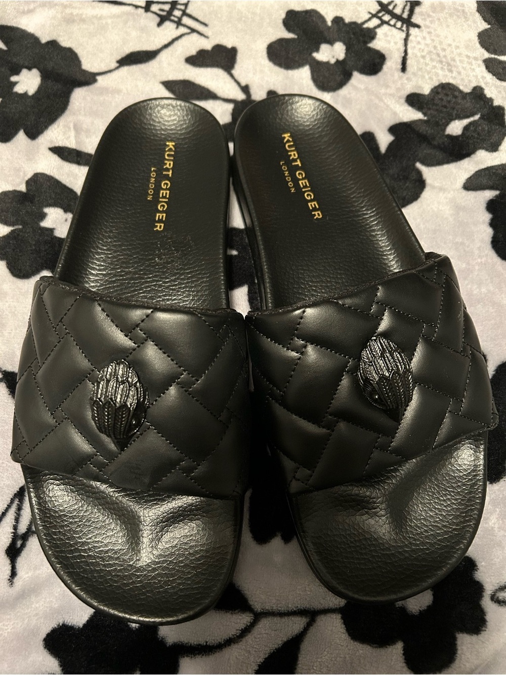KURT GEIGER LONDON Quilted Meena Slides